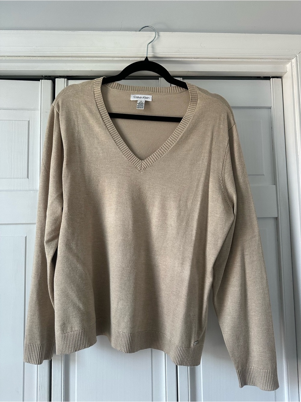 Calvin Klein Neutral V-Neck Pullover